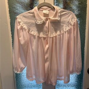 Vintage Pale Pink Bed Jacket